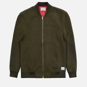 Five Four Chamonix Bomber Jacket in Oak Green